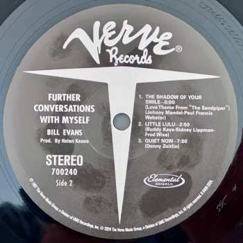LP Bill Evans: Further Conversations With Myself