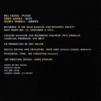 CD Bill Evans: Half Moon Bay