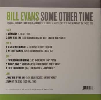 2LP Bill Evans: Some Other Time The Lost Session From The Black Forest DLX