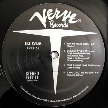 LP The Bill Evans Trio: Trio '65