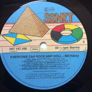 LP Bill Haley And His Comets: Everyone Can Rock And Roll