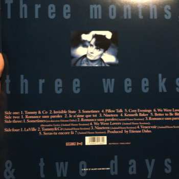 2LP Bill Pritchard: Three Months Three Weeks & Two Days