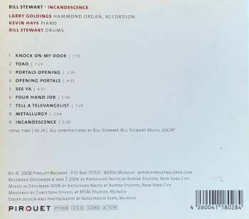 CD Bill Stewart: Incandescence