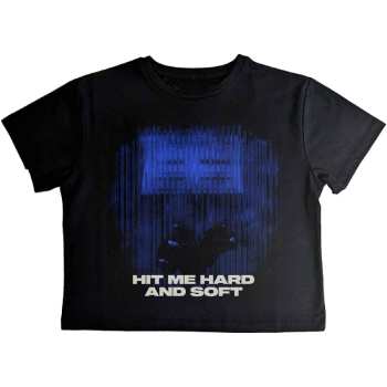 Merch Billie Eilish: Dames Crop Top Hmhas Blue Lines