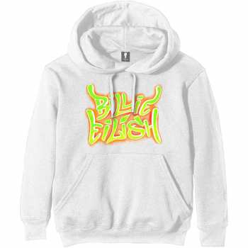 Merch Billie Eilish: Hoodie Airbrush Flames Blohsh 