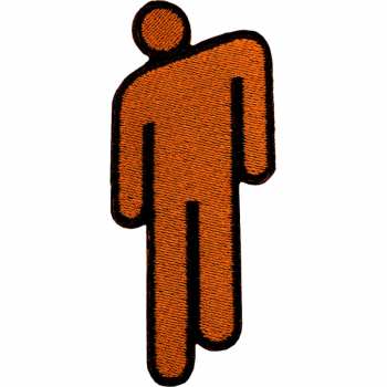 Merch Billie Eilish: Patch Blohsh Orange