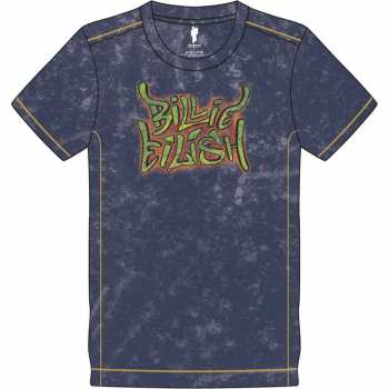 Merch Billie Eilish: Billie Eilish Unisex T-shirt: Graffiti (wash Collection) (small) S