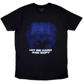 Merch Billie Eilish: T-shirt Hit Me Hard And Soft Blue Lines
