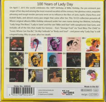 10CD/Doos Billie Holiday: 100 Years Of Lady Day