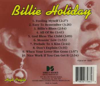 CD Billie Holiday: Billie Holiday