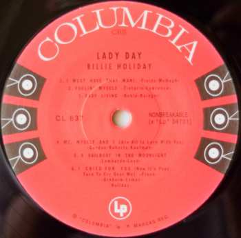 LP Billie Holiday: Lady Day LTD