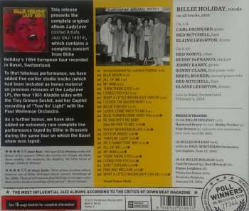 CD Billie Holiday: Lady Love (Live In Basel 1954)