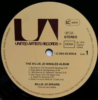 LP Billie Jo Spears: The Singles Album