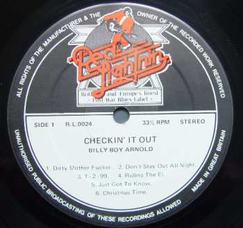 LP Billy Boy Arnold: Checkin' It Out