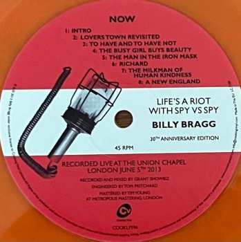 LP Billy Bragg: Life's A Riot With Spy Vs Spy (30th Anniversary Edition) LTD | CLR
