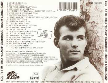 CD Billy 'Crash' Craddock: Boom Boom Baby