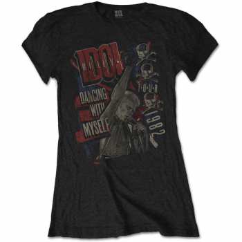 Merch Billy Idol: Dames T-shirt Dancing With Myself 