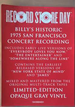 2LP Billy Joel: Live At The Great American Music Hall, 1975 CLR | LTD