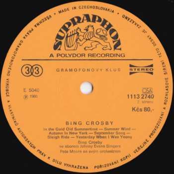 LP Bing Crosby: Seasons