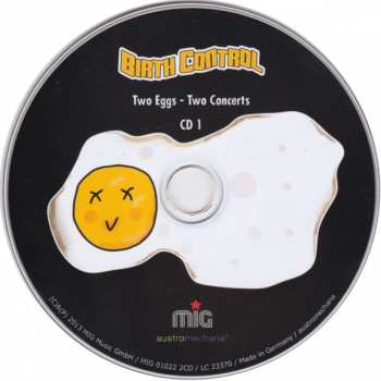 2CD Birth Control: Two Eggs - Two Concerts DIGI