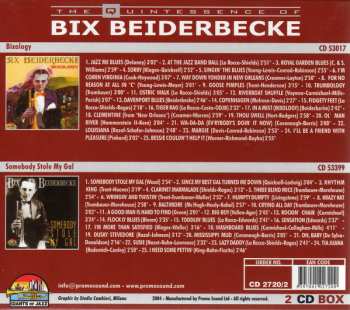 2CD Bix Beiderbecke: The Quintessence Of Bix Beiderbecke