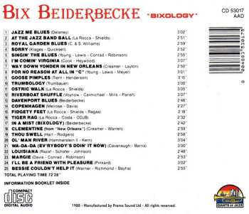 2CD Bix Beiderbecke: The Quintessence Of Bix Beiderbecke