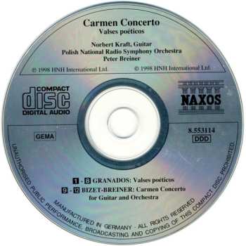 CD Georges Bizet: Carmen Concerto - For Guitar And Orchestra
