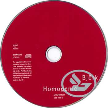 CD Björk: Homogenic