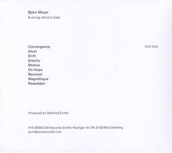CD Björn Meyer: Convergence