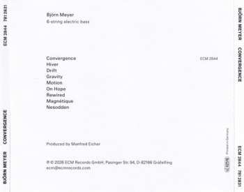CD Björn Meyer: Convergence