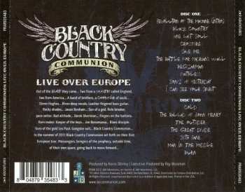 2CD Black Country Communion: Live Over Europe
