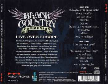 2CD Black Country Communion: Live Over Europe