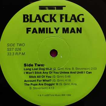 LP Black Flag: Family Man