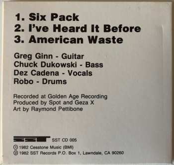 CD Black Flag: Six Pack