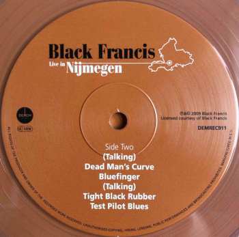 2LP Black Francis: Live In Nijmegen CLR