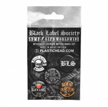 Set Badges Black Label Society Button Badge Set