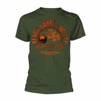 Merch Black Label Society: T-shirt Hardcore Iron (military Green)