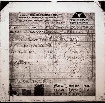 2LP Black Sabbath: Black Sabbath DLX