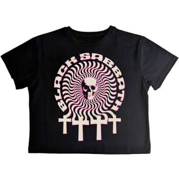 Merch Black Sabbath: Dames Crop Top Hypnotic Skull