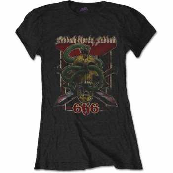 Merch Black Sabbath: Dames T-shirt Bloody Sabbath 666 