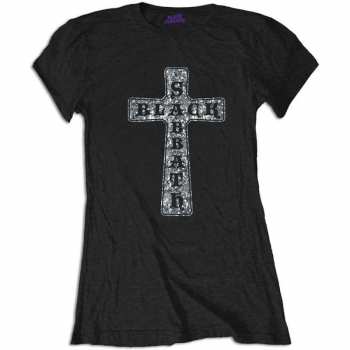 Merch Black Sabbath: Dames T-shirt Cross 