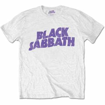 Merch Black Sabbath: Kinder T-shirt Wavy Logo Black Sabbath 