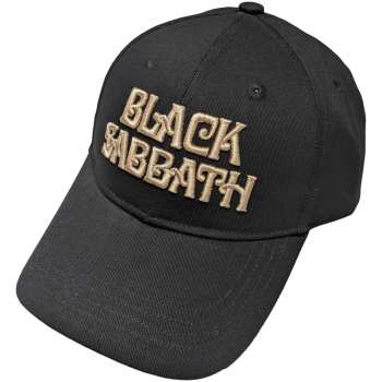 Merch Black Sabbath: Pet met klep Text Logo Black Sabbath
