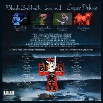 4LP/Doos Black Sabbath: Live Evil Super Deluxe DLX