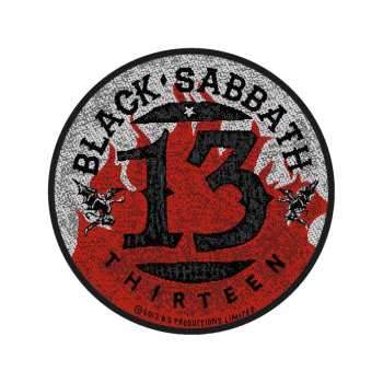 Merch Black Sabbath: Patch 13 Flames Circular 