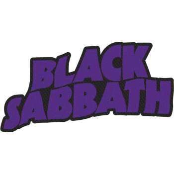 Merch Black Sabbath: Patch Logo Black Sabbath Cut Out