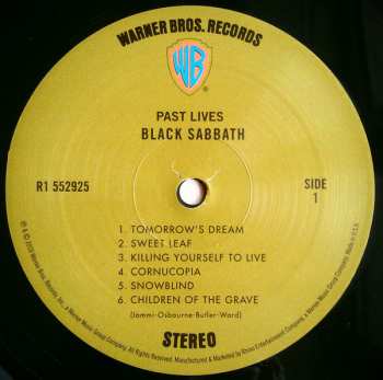 2LP Black Sabbath: Past Lives DLX