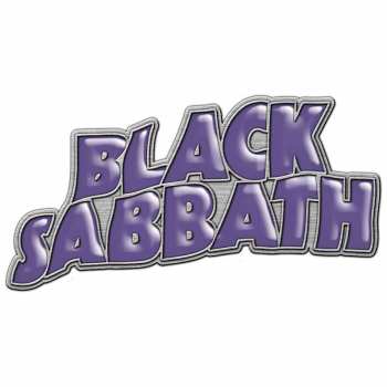 Merch Black Sabbath: Badge Purple Logo Black Sabbath