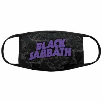 Merch Black Sabbath: Mondkapje Distressed