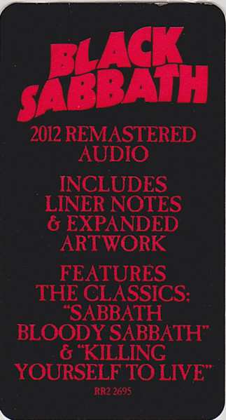 CD Black Sabbath: Sabbath Bloody Sabbath